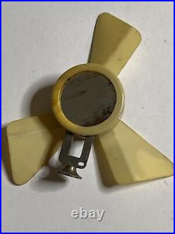 Antique Vintage Bakelite Carlo Pocket Fan With Mirror Rare 1930s WORKS GREAT