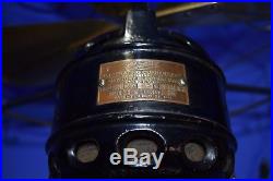 Antique Vintage Electric Brass Fan Century type S3