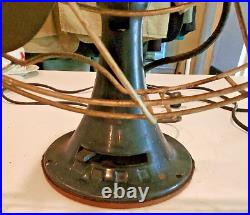 Antique Vintage Emerson 3 Speed Fan Model 79648 SD. Working