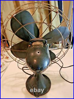 Antique Vintage Emerson 3 Speed Fan Model 79648 SD. Working