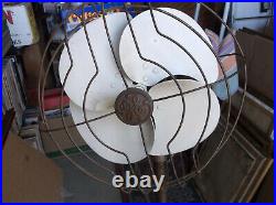 Antique Vintage GE Standing 2 speed Floor Fan 30s 40s Art Deco