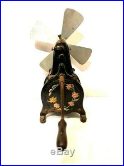 Antique Vintage German Mechanical Spring Wound Fan. Not electric
