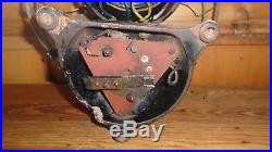 Antique Vintage J. Stone & Cº Electric Fan 24 volts Tab Foot