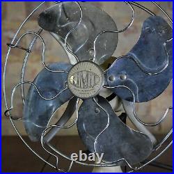 Antique Vintage Limit Electric Fan Metal English London N1 Fully Working