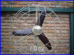 Antique Vintage Pedestal Marelli Electric Fan revised