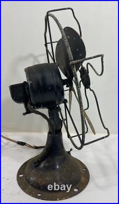 Antique Vintage R&m Junior 8 Inch Electric Fan Working Condition