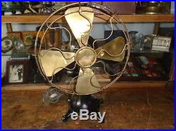 Antique Vintage Tigre Hurricane DC Electric Fan 12 in