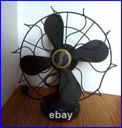 Antique Vintage Westinghouse Metal Table Desk Or Wall Mounted Fan 12in
