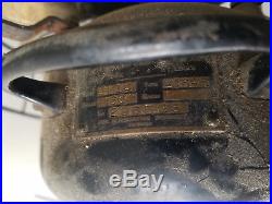 Antique Vtg Emerson Brass Blade Fan Type # 24646 3 Speed Works HTF Rare 296538