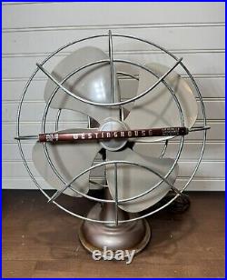 Antique Westinghouse 11 Inch METAL Desk Fan Oscillating