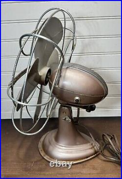 Antique Westinghouse 11 Inch METAL Desk Fan Oscillating