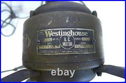 Antique Westinghouse 16 inch oscillating fan Style 321347 works