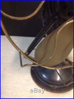 Antique Westinghouse 164848 B 12 Brass Fan Blade & Cage