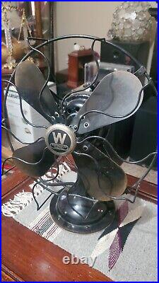 Antique Westinghouse 3 Speed Fan With Oscillator