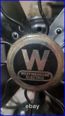 Antique Westinghouse 3 Speed Fan With Oscillator