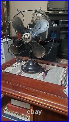 Antique Westinghouse 3 Speed Fan With Oscillator