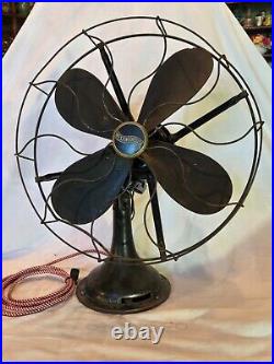 Antique Westinghouse 516873-A Four-Blade Fan Three-Speed c. 1920 Works