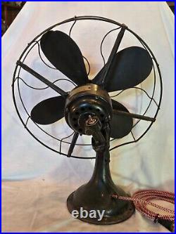 Antique Westinghouse 516873-A Four-Blade Fan Three-Speed c. 1920 Works