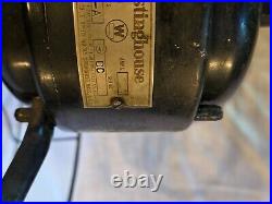 Antique Westinghouse 516873-A Four-Blade Fan Three-Speed c. 1920 Works