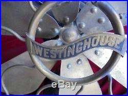 Antique Westinghouse 6 Brass Bladed Fan Runs Needs Restoration Estate Find