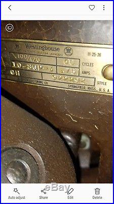 Antique Westinghouse Art Deco 8 Blade Oscillating Floor Fan