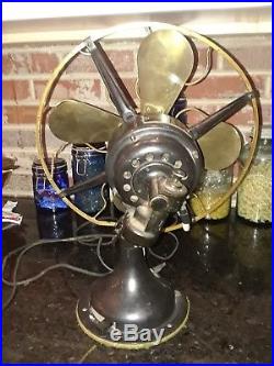 Antique Westinghouse Brass Blade Fan