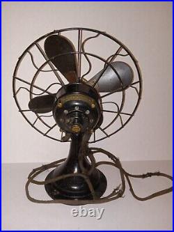 Antique Westinghouse Desk Fan Modell 517733B 4.5 Blades