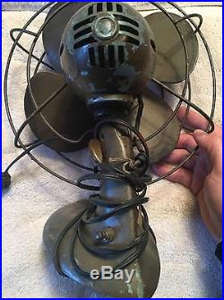 Antique Westinghouse Desktop Industrial Collectible Working Fan