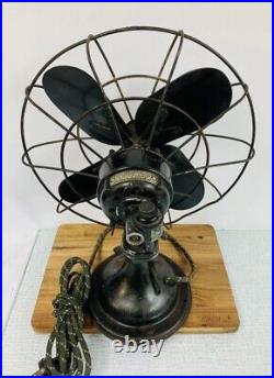 Antique Westinghouse Oscillating 3-Speed 12 Fan 12-FL-3
