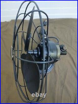 Antique Westinghouse Oscillating 3-Speed 12 Fan 12-FL-3 Restored
