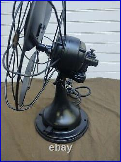 Antique Westinghouse Oscillating 3-Speed 12 Fan 12-FL-3 Restored