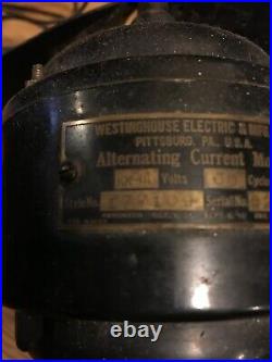 Antique Westinghouse Oscillating Desk Fan