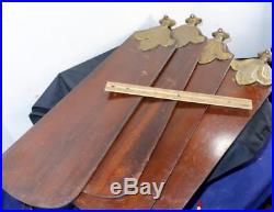 Antique Westinghouse Sidewinder Ceiling Fan 4 Wood Blades with Metal Brackets