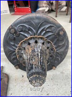 Antique century electric ceiling fan cast iron 1914 patent