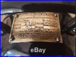 Antique emerson fan 29646 brass blade