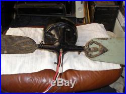 Antique fan Robbins & Myers Style J 110v DC Current Ceiling Fan Very Rare 1920's