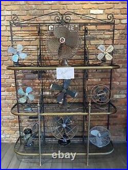 Antique fan collection lot Electric Rare Bargain Staten Island Pick Up Display