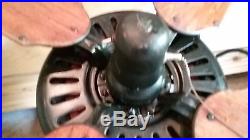 Antique vintage Emerson ceiling fan model 87641 1940's Roundnose