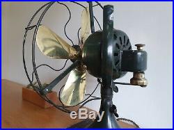 Antique / vintage art deco BTH (British Thomson Houston) electric desk fan