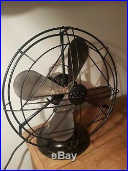 Antique vintage art deco GEC General Electric Company desk fan