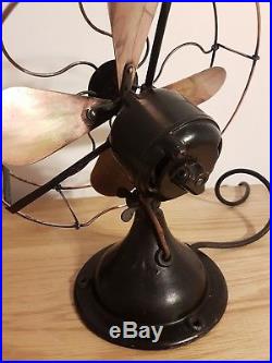 Antique vintage art deco GEC General Electric Company small desk fan
