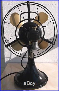 Antique/vintage/deco 1930 Electric 12 Oscillating Fan-professionally Restored
