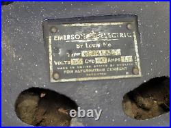 Antique vtg c1930s Emerson CEILING FAN Motor & Housing Parts 85641 AL untested