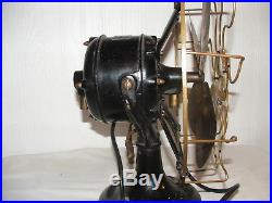 Antique1906 Westinghouse 12 4 Blade Brass Cage Tank Fan Antique Electric 60677