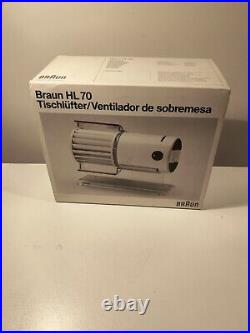 BRAUN HL70 DESK FAN NOS. MADE IN GERMANY 1970s. SPACE AGE. POP ART. 220 V 50 HZ