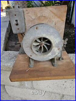 Beckley Cardy Company Pat. 1926 Exhaust Fan Antique Rare Little Giant