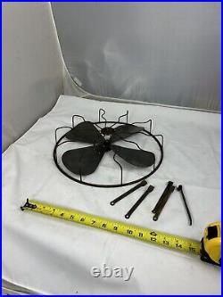 Brass Westinghouse Tesla Fan Blade Cage And Struts