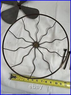 Brass Westinghouse Tesla Fan Blade Cage And Struts