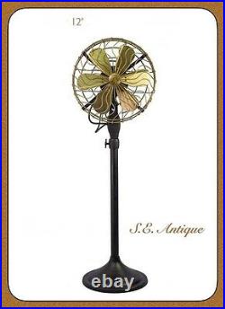 Brass blade electric fan antique electric fan brass blade SE Size 12