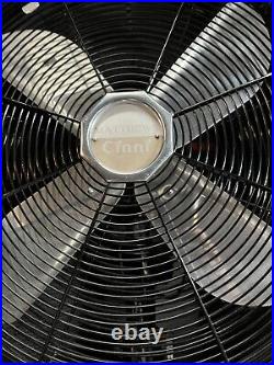 CINNI Vintage 18 Electric 3-Speed Oscillating Industrial Black Mid-Century Fan